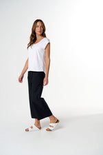 Load image into Gallery viewer, Cloth Paper Scissors - The Stranger V Neck Muscle Tee - White
