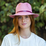 Load image into Gallery viewer, Travaux En Cours - Hat  Borsalino - Rosa
