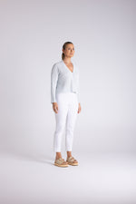 Load image into Gallery viewer, Two T's - Boucle Knitted Cardi - Sea Foam
