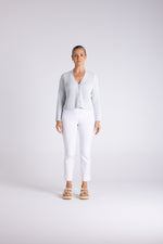 Load image into Gallery viewer, Two T's - Boucle Knitted Cardi - Sea Foam

