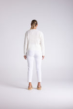 Load image into Gallery viewer, Two T's - Boucle Knitted Cardi - Milk
