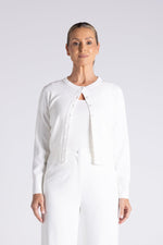Load image into Gallery viewer, Two T's - Isabel Knitted Cardi - Milk
