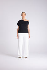 Load image into Gallery viewer, Two T's - Off the Shoulder Knit - Black
