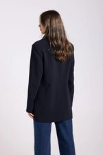 Load image into Gallery viewer, Two T's - 3060 Long Line Blazer - Black
