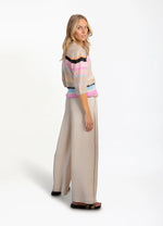 Load image into Gallery viewer, Coster Copenhagen - V Neck Knit in Multi Stripe Mix
