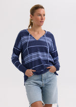 Load image into Gallery viewer, Zaket And Plover - Beach Bum Jumper - Denim
