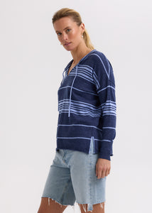 Zaket And Plover - Beach Bum Jumper - Denim