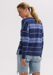 Zaket And Plover - Beach Bum Jumper - Denim