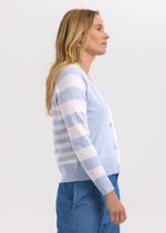 Load image into Gallery viewer, Zaket And Plover - Split Cardi - Sky
