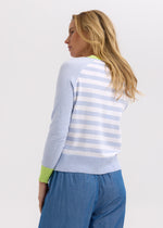 Load image into Gallery viewer, Zaket And Plover - Split Cardi - Sky
