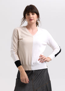 Zaket And Plover - Split Jumper - Canvas