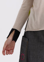 Load image into Gallery viewer, Zaket And Plover - Elbow Patch Jumper - Canvas
