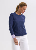 Load image into Gallery viewer, Zaket And Plover - Elbow Patch Jumper - Denim
