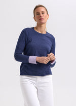 Load image into Gallery viewer, Zaket And Plover - Elbow Patch Jumper - Denim
