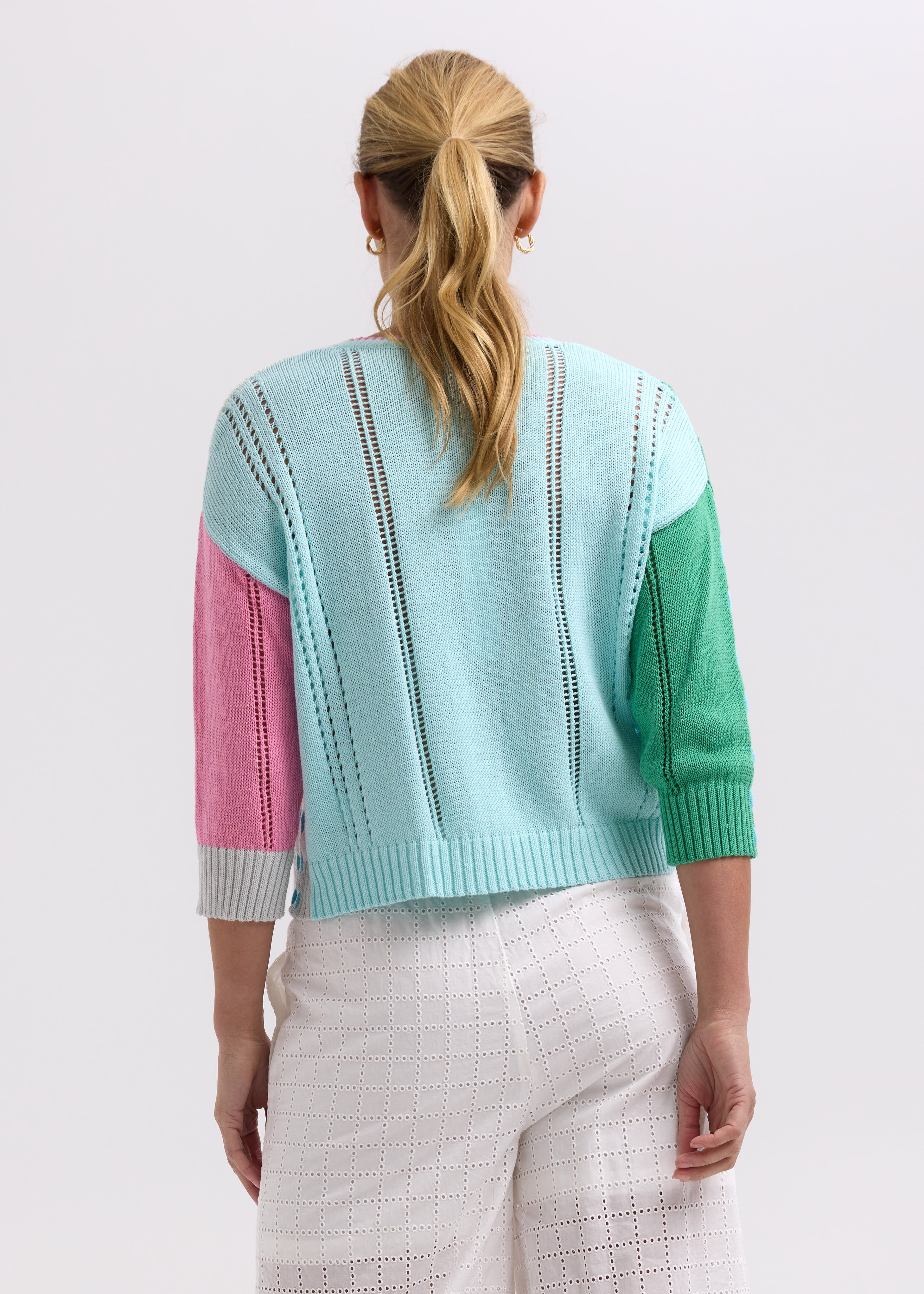 Zaket And plover - Thread Detail Cardi - Apple