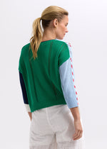 Load image into Gallery viewer, Zaket And Plover - Thread Detail Cardi - Blue

