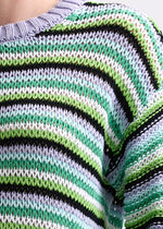 Load image into Gallery viewer, Zaket And Plover - Chunky Stripe Jumper - Lilac
