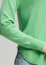 Load image into Gallery viewer, Zaket And Plover - Rounded Bottom Essential Sweater - Basil

