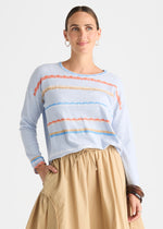 Load image into Gallery viewer, Zaket And Plover - Lace Pop Knit - Clear Sky
