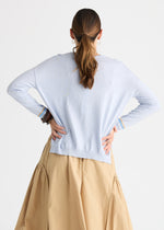 Load image into Gallery viewer, Zaket And Plover - Lace Pop Knit - Clear Sky
