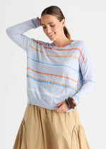 Load image into Gallery viewer, Zaket And Plover - Lace Pop Knit - Clear Sky
