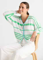 Load image into Gallery viewer, Zaket And Plover - Statement Zip Cardi - White
