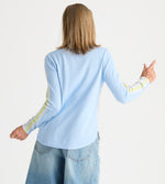 Load image into Gallery viewer, Zaket And Plover - Rounded Bottom Vee Knit - Clear Sky
