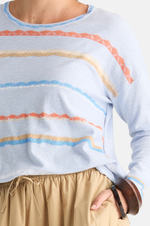 Load image into Gallery viewer, Zaket And Plover - Lace Pop Knit - Clear Sky
