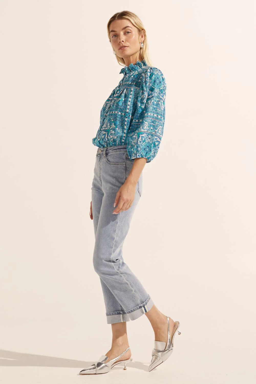Zoe Kratzmann - Maverick Jean - Light Washed Denim
