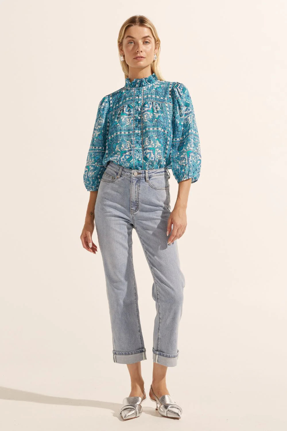 Zoe Kratzmann - Maverick Jean - Light Washed Denim