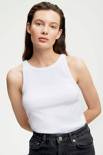 Load image into Gallery viewer, Gestuz - Drew Singlet Top - White
