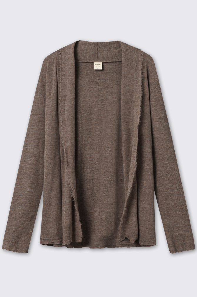 By Basics - Cardigan Short - Earth Melange