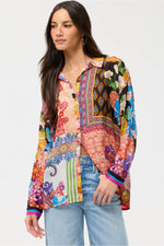 Load image into Gallery viewer, Johnny Was - The Audrey Shirt - Magnolia Patchwork
