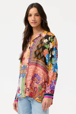 Load image into Gallery viewer, Johnny Was - The Audrey Shirt - Magnolia Patchwork
