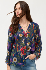 Load image into Gallery viewer, Johnny Was - Darmis Blouse - Lilla
