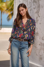 Load image into Gallery viewer, Johnny Was - Darmis Blouse - Lilla
