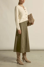 Load image into Gallery viewer, Zoe Kratzmann - Stellar Skirt - Olive
