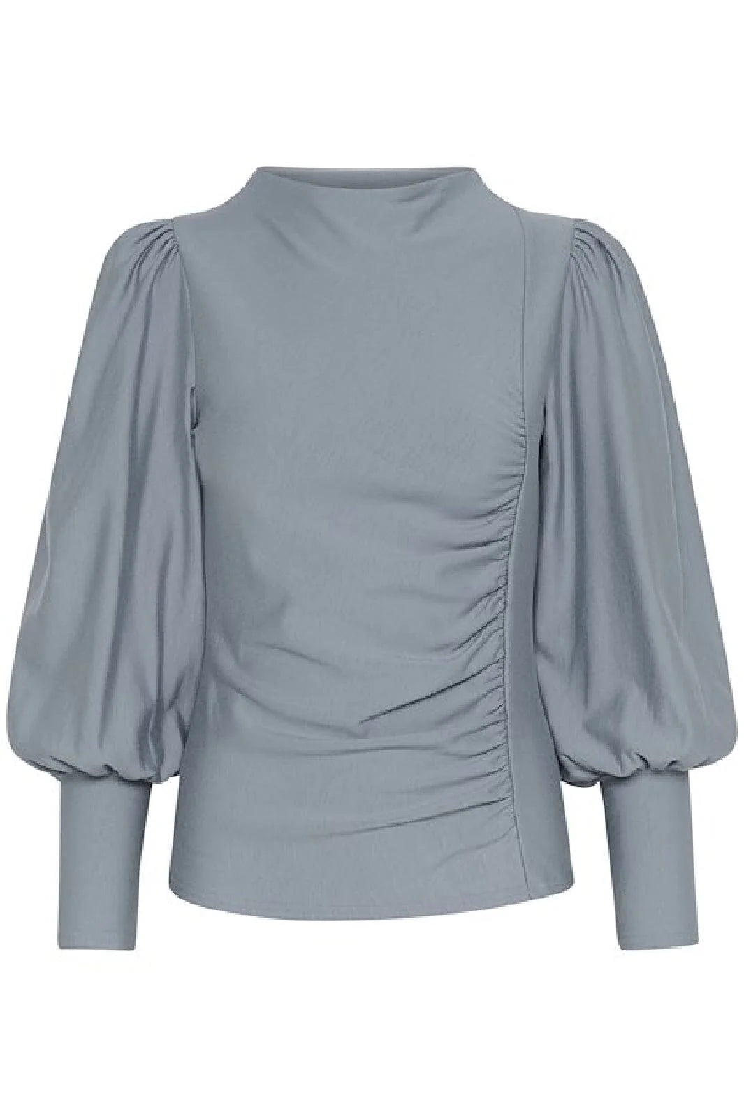Gestuz - RifaGZ NOOS Puff Blouse - Grey Blue