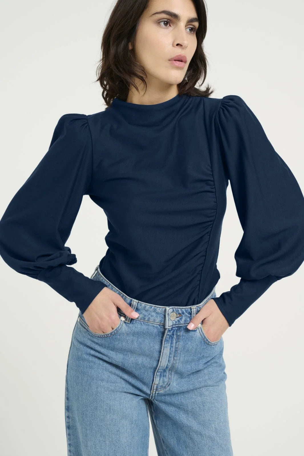 Gestuz - RifaGZ NOOS Puff Blouse - Dress Blues