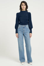 Load image into Gallery viewer, Gestuz - RifaGZ NOOS Puff Blouse - Dress Blues
