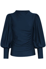 Load image into Gallery viewer, Gestuz - RifaGZ NOOS Puff Blouse - Dress Blues
