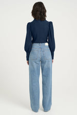 Load image into Gallery viewer, Gestuz - RifaGZ NOOS Puff Blouse - Dress Blues
