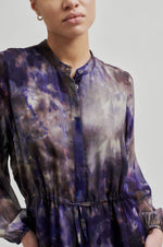Load image into Gallery viewer, Second Female - Blurry Tie Dye Long Sleeve Dress - Daybreak
