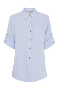 Marta Du Chateau - Kiara Shirt - Celeste