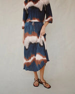 Load image into Gallery viewer, Bella Dahl - Pleated Skirt With Tie Dye - Midnight Tides
