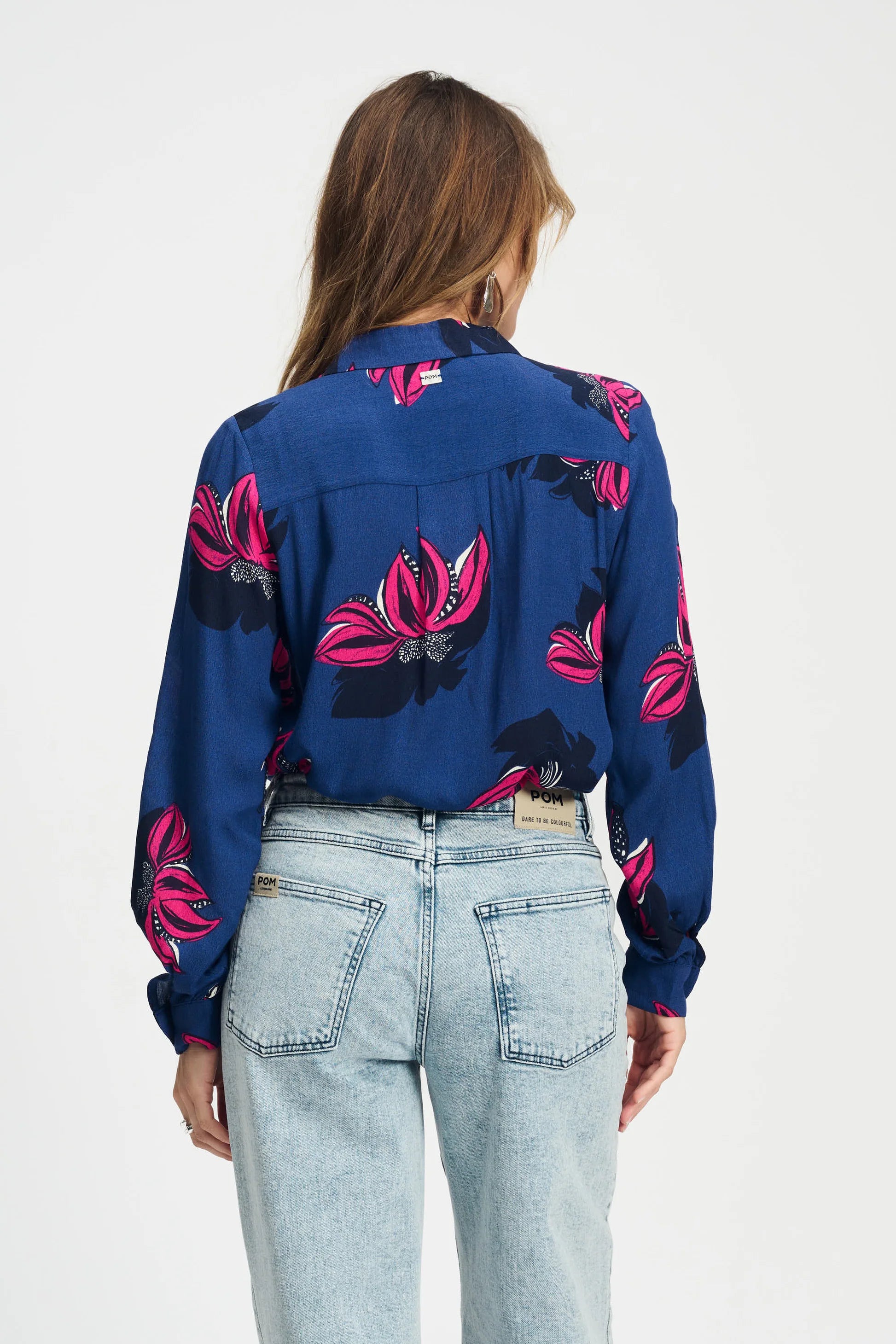 Pom Amsterdam - Mila Delicacy Pink Blouse