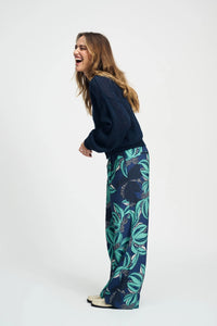 Pom Amsterdam - Deep Dark Blue Cardigan