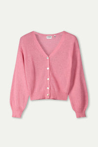 Pom Amsterdam - Raspberry Cardigan