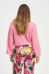 Pom Amsterdam - Raspberry Cardigan