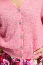 Load image into Gallery viewer, Pom Amsterdam - Raspberry Cardigan
